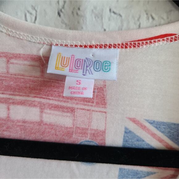 LuLaRoe London British Flag Scoop Neck Tank Top SZ S - Picture 4 of 11